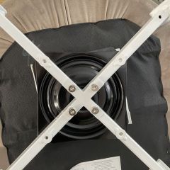 Стул MAVERICK 360 град. поворот. BLUVEL-40 BEIGE/ белый каркас, М-City в Златоусте - zlatoust.mebel24.online | фото 5