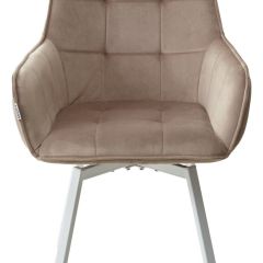 Стул MAVERICK 360 град. поворот. BLUVEL-40 BEIGE/ белый каркас, М-City в Златоусте - zlatoust.mebel24.online | фото 7