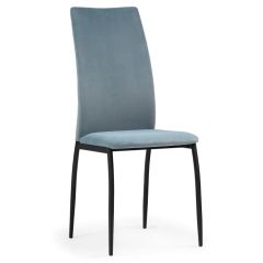 Стул на металлокаркасе Tod light blue / black в Златоусте - zlatoust.mebel24.online | фото 3