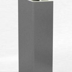 Угловое соединение для цоколя 135 гр. h150 мм (Алюминий, Белый, Черный, Сономаый) в Златоусте - zlatoust.mebel24.online | фото