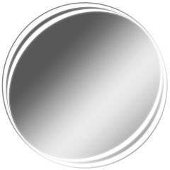 Зеркало Берг 700х700 с подсветкой Домино (GL7055Z) в Златоусте - zlatoust.mebel24.online | фото