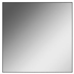 Зеркало Corsica 500х500 black без подсветки Sansa (SB1063Z) в Златоусте - zlatoust.mebel24.online | фото 1