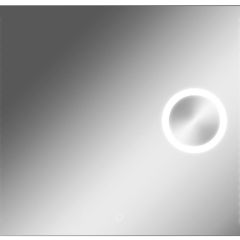 Зеркало Cosmo 100 alum (линза) с подсветкой Sansa (SCL1026Z) в Златоусте - zlatoust.mebel24.online | фото