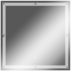 Зеркало Паликир 700х700 с подсветкой Домино (GL7051Z) в Златоусте - zlatoust.mebel24.online | фото