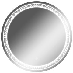Зеркало Прая 700х700 с подсветкой Домино (GL7048Z) в Златоусте - zlatoust.mebel24.online | фото
