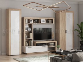 Ангара Пенал (Белый глянец/Сонома) в Златоусте - zlatoust.mebel24.online | фото 3