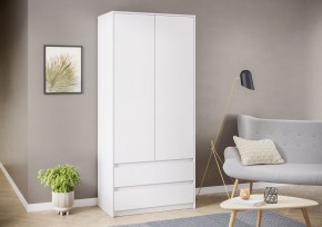 АЙДЕН ШК06-900 Шкаф 2 двери/2 ящика (белый) в Златоусте - zlatoust.mebel24.online | фото