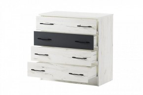 БЕАТРИС Комод К800 (дуб крафт белый/антрацит) в Златоусте - zlatoust.mebel24.online | фото 3