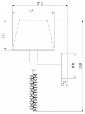 Бра Eurosvet Charuel 60148/1 матовое золото в Златоусте - zlatoust.mebel24.online | фото