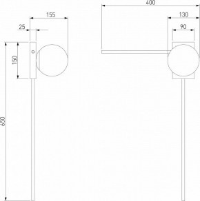 Бра Eurosvet Fredo 40034/1 латунь в Златоусте - zlatoust.mebel24.online | фото 4