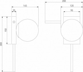 Бра Eurosvet Fredo 40036/1 черный жемчуг в Златоусте - zlatoust.mebel24.online | фото 4