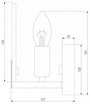 Бра Eurosvet Marble 60158/1 латунь в Златоусте - zlatoust.mebel24.online | фото 3