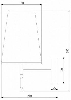 Бра Eurosvet Milazzo 60137/1 золото в Златоусте - zlatoust.mebel24.online | фото 3