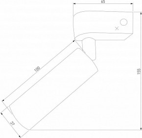 Бра Eurosvet Pitch 20143/1 LED латунь в Златоусте - zlatoust.mebel24.online | фото