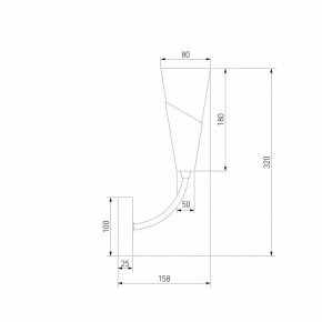 Бра Eurosvet Rhyton 60167/1 латунь в Златоусте - zlatoust.mebel24.online | фото 5