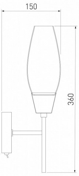 Бра Eurosvet Thalia 60140/1 сатин-никель в Златоусте - zlatoust.mebel24.online | фото 3