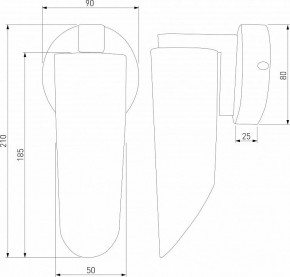 Бра Eurosvet Wing 40037/1 черный жемчуг в Златоусте - zlatoust.mebel24.online | фото 3