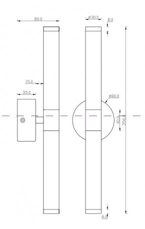 Бра Maytoni Axis MOD106WL-L10G3K в Златоусте - zlatoust.mebel24.online | фото 5