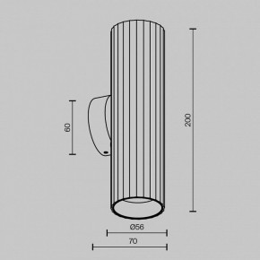 Бра Maytoni Calipso C106WL-02-GU10-B в Златоусте - zlatoust.mebel24.online | фото 6