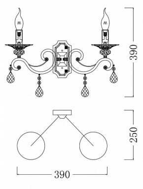 Бра Maytoni Grace RC247-WL-02-R в Златоусте - zlatoust.mebel24.online | фото 3