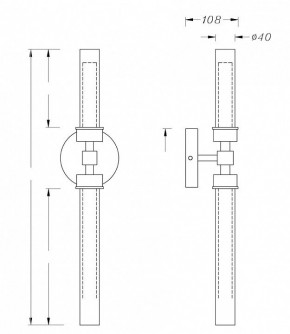 Бра Maytoni Stelo MOD116WL-L7B3K в Златоусте - zlatoust.mebel24.online | фото 3
