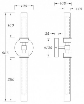 Бра Maytoni Stelo MOD116WL-L7BS3K в Златоусте - zlatoust.mebel24.online | фото 3