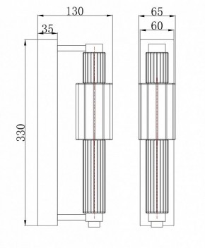 Бра Maytoni Verticale MOD308WL-L9GR3K в Златоусте - zlatoust.mebel24.online | фото 3