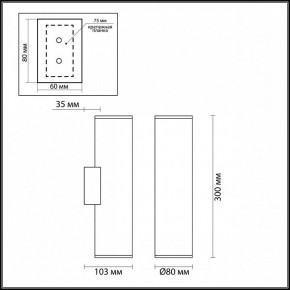 Бра Odeon Light Dario 4245/2WB в Златоусте - zlatoust.mebel24.online | фото 4