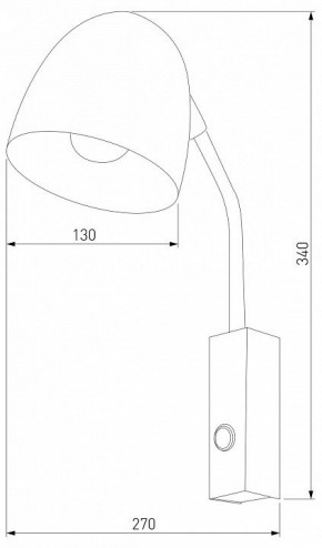 Бра TK Lighting Soho 4167 Soho Black в Златоусте - zlatoust.mebel24.online | фото 2