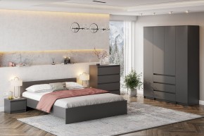 ДЕНВЕР Тумба прикроватная (Графит серый) в Златоусте - zlatoust.mebel24.online | фото 4