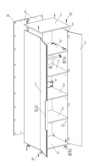 Детская "Лео" (модульная) в Златоусте - zlatoust.mebel24.online | фото 9