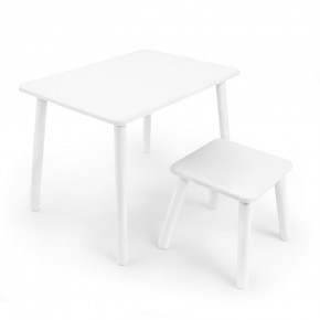 Детский комплект стол и табурет Rolti Baby (белая столешница/белое сиденье/белые ножки) в Златоусте - zlatoust.mebel24.online | фото
