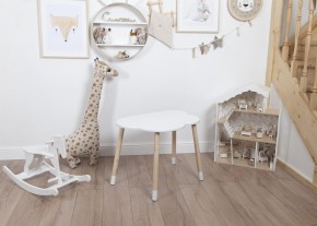 Детский стол Rolti Baby «Облачко»  (белый/береза, массив березы/мдф) в Златоусте - zlatoust.mebel24.online | фото 1