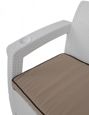 Диван Yalta Premium Sofa 2 Set (Ялта) белый (+подушки под спину) в Златоусте - zlatoust.mebel24.online | фото 2