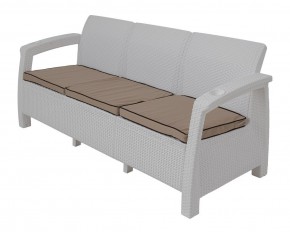Диван Yalta Premium Sofa 3 Set (Ялта) белый (+подушки под спину) в Златоусте - zlatoust.mebel24.online | фото 1
