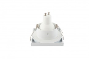 DK3014-WH Встраиваемый светильник влагозащ., IP 44, 50 Вт, GU10, белый, алюминий в Златоусте - zlatoust.mebel24.online | фото 5