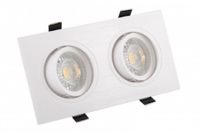DK3022-WH Встраиваемый светильник, IP 20, 10 Вт, GU5.3, LED, белый, пластик в Златоусте - zlatoust.mebel24.online | фото 1