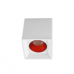 DK3080-WH+RD Светильник накладной IP 20, 10 Вт, GU5.3, LED, белый/красный, пластик в Златоусте - zlatoust.mebel24.online | фото 1