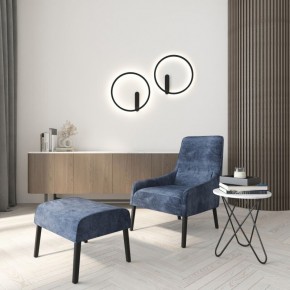 DK5035-BK Бра ROUND со светодиодом, IP20, 24W, 3000/4000/6500K, черный, алюминий в Златоусте - zlatoust.mebel24.online | фото 8