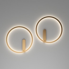DK5035-SG Бра ROUND со светодиодом, IP20, 24W, 3000/4000/6500K, матовое золото, алюминий в Златоусте - zlatoust.mebel24.online | фото 7