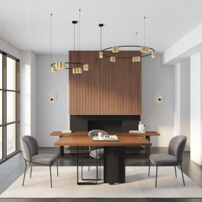 DK5060-BK+SG Бра ORBIT, IP20, 3000К, LED, 10 Вт, черный + сатинированное золото, алюминий в Златоусте - zlatoust.mebel24.online | фото 6