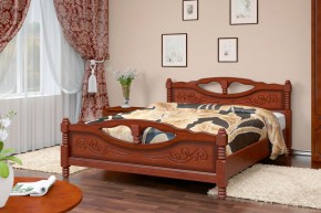 ЕЛЕНА-4 Кровать из массива (орех) в Златоусте - zlatoust.mebel24.online | фото