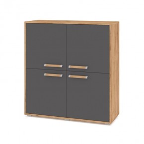 ФЛОРИДА Ф43 Комод (дуб золотой/графит) в Златоусте - zlatoust.mebel24.online | фото