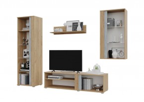Гостиная Омега (Крафт золотой-Бетон) в Златоусте - zlatoust.mebel24.online | фото 3