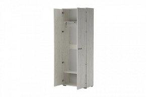 ИТАЛИЯ ШК-800 Шкаф 2дв (дуб крафт белый) в Златоусте - zlatoust.mebel24.online | фото 2