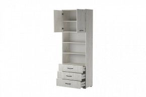 ИТАЛИЯ ШК3Я-800 Шкаф 2дв, 3ящ (дуб крафт белый) в Златоусте - zlatoust.mebel24.online | фото 2