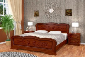 КАРИНА-8 Кровать из массива (Орех) в Златоусте - zlatoust.mebel24.online | фото