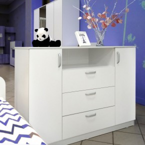 Комод 1400 Париж (Белый тиснение) в Златоусте - zlatoust.mebel24.online | фото 5