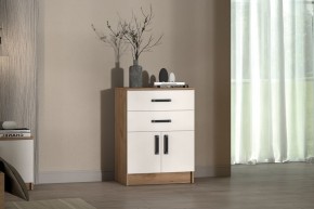 Комод Эконом (Дуб крафт золотой/Белый текстурный) в Златоусте - zlatoust.mebel24.online | фото 3
