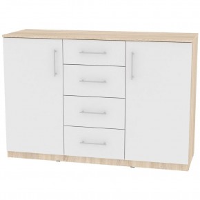 Комод K-93x135x45-1 (ДСС-Белый) Калисто в Златоусте - zlatoust.mebel24.online | фото